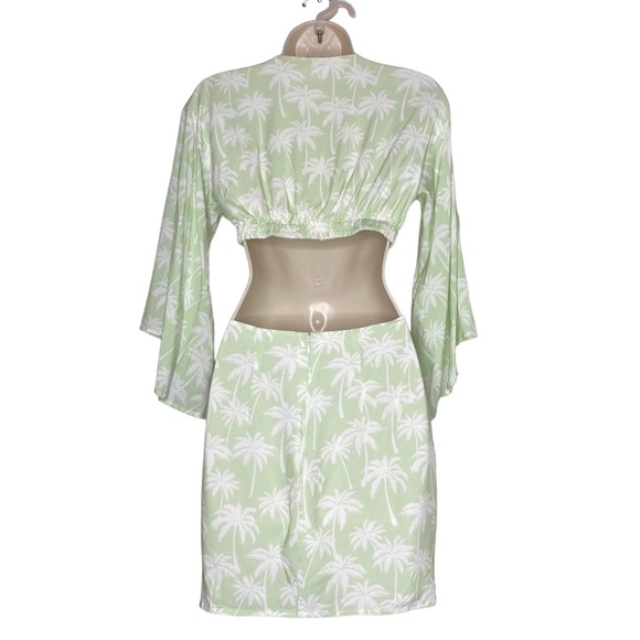 Lovers + Friends | NWOT Maysa Kimono Dress in Palm Tree Print Size XXS - Picture 7 of 10